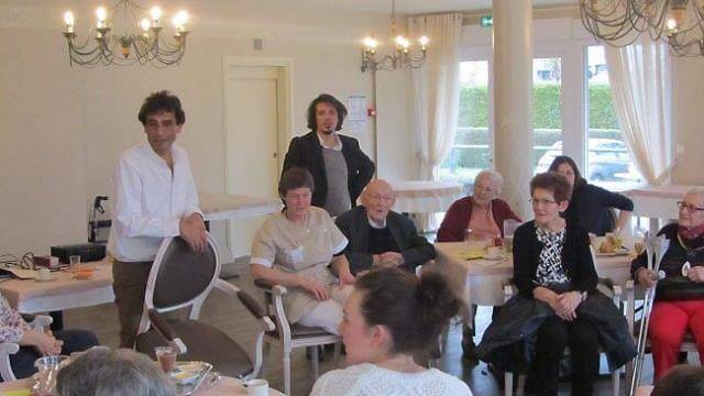 Café philo bientraitance en maison de retraite (article Ouest France)